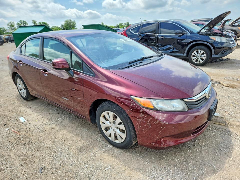 Продажа на аукционе авто 2012 Honda Civic, vin: 19XFB2F56CE369458, номер лота: 58898156