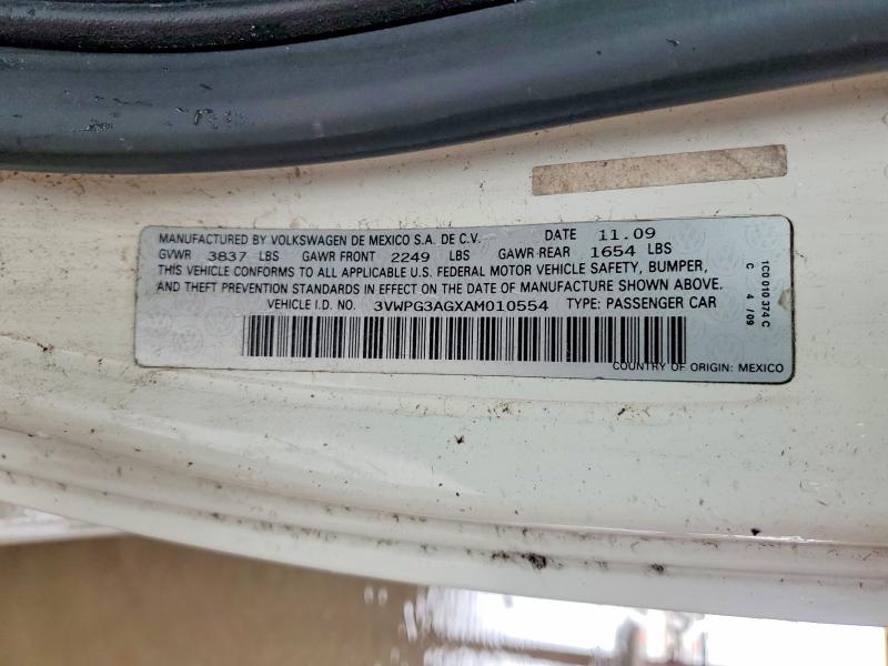 Продажа на аукционе авто 2010 Volkswagen New Beetle, vin: 3VWPG3AGXAM010554, номер лота: 56864366