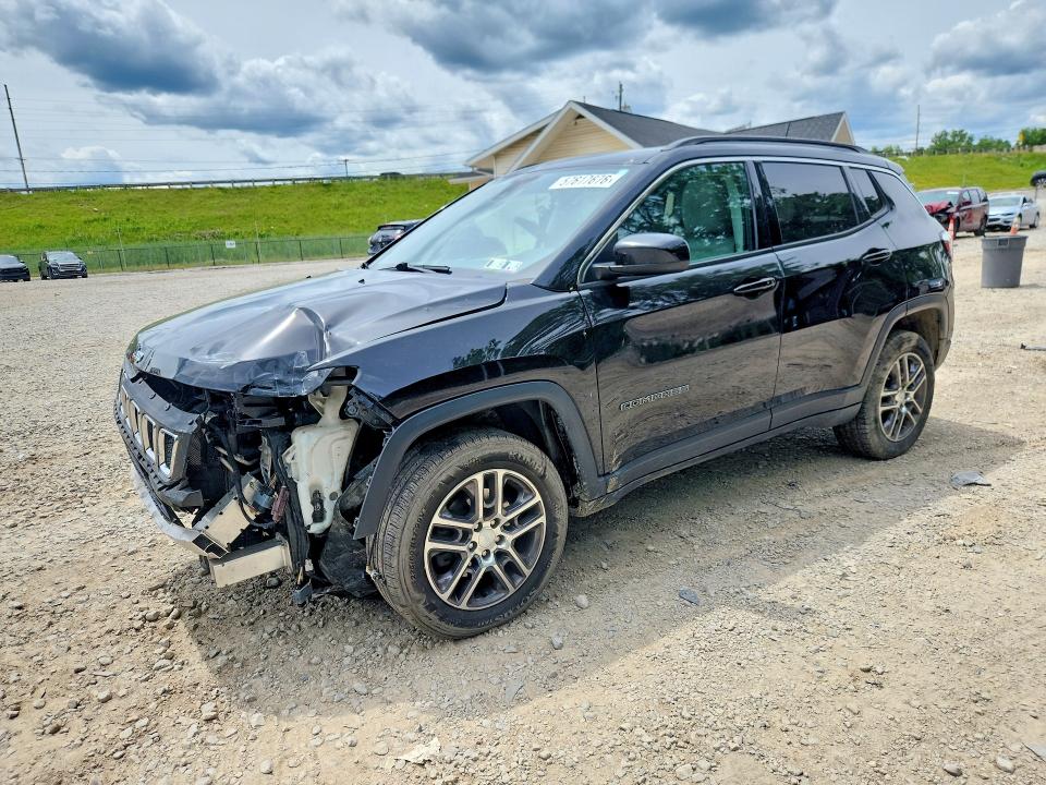 57617676 :رقم المزاد ، 3C4NJDBB3LT217395 vin ، 2020 Jeep Compass مزاد بيع