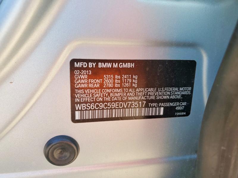 57901616 :رقم المزاد ، WBS6C9C59EDV73517 vin ، 2014 Bmw M6 مزاد بيع