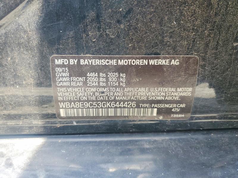 Aukcja sprzedaży 2016 Bmw 328, vin: WBA8E9C53GK644426, numer aukcji: 57924216
