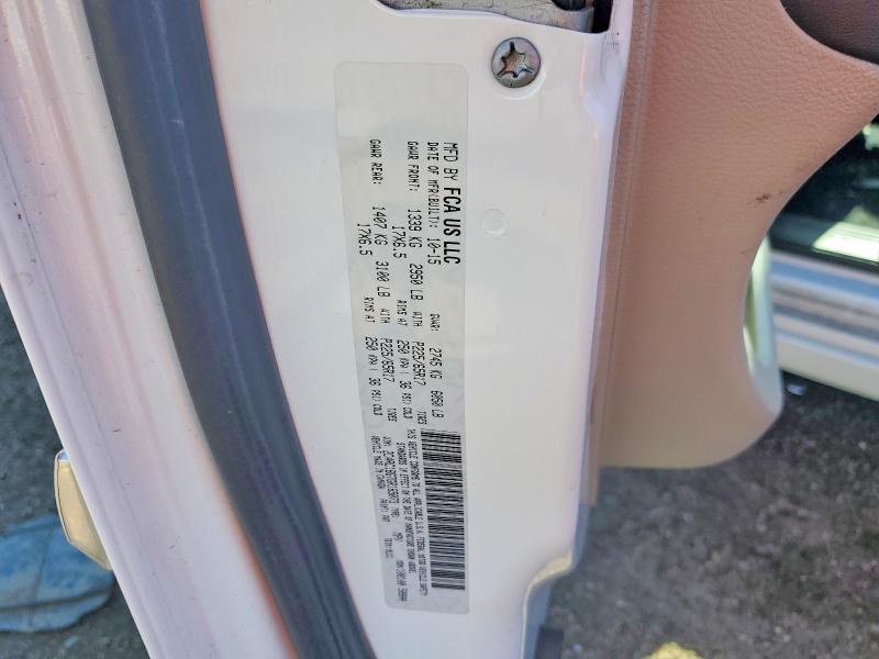 Aukcja sprzedaży 2016 Chrysler Town & Country, vin: 2C4RC1BG7GR165073, numer aukcji: 58610586