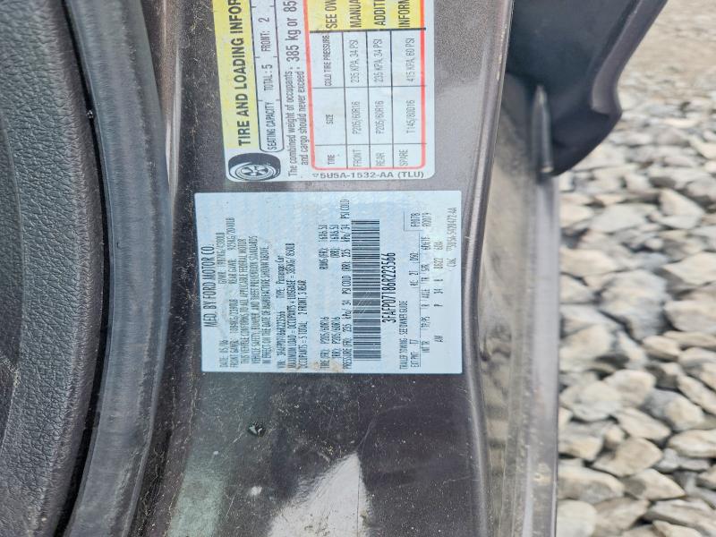 57025446 :رقم المزاد ، 3FAFP07186R223566 vin ، 2006 Ford Fusion مزاد بيع