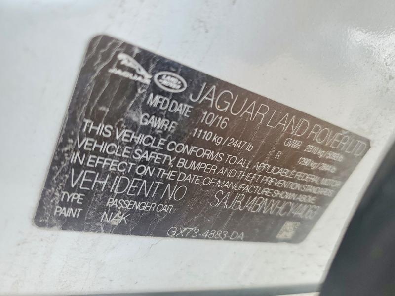 Продаж на аукціоні авто 2017 Jaguar Xf, vin: SAJBJ4BNXHCY44063, номер лоту: 54920346