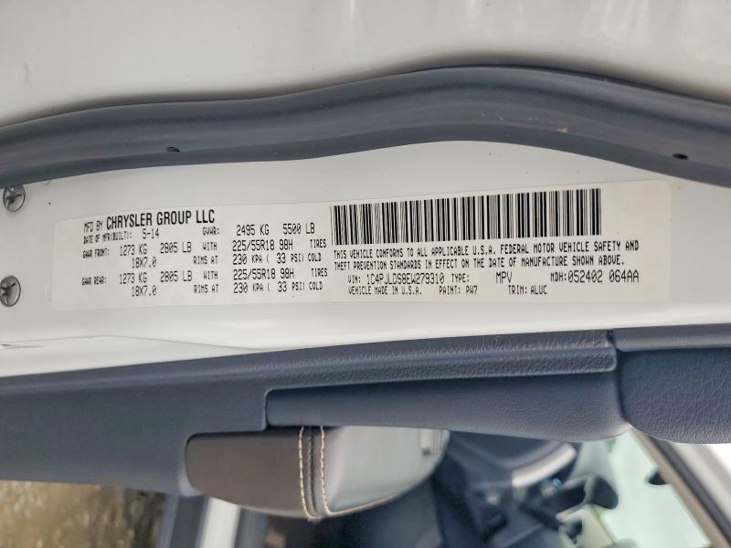 Продаж на аукціоні авто 2014 Jeep Cherokee, vin: 1C4PJLDS8EW279310, номер лоту: 57905426
