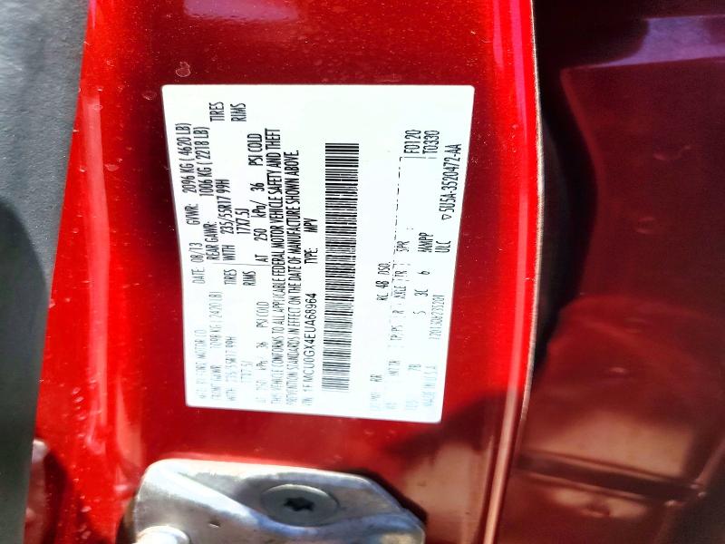 Продажа на аукционе авто 2014 Ford Escape, vin: 1FMCU0GX4EUA68964, номер лота: 57280046
