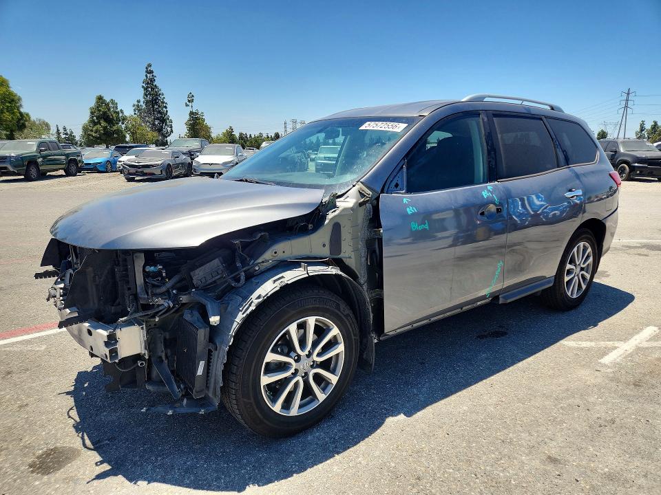 57572556 :رقم المزاد ، 5N1AR2MN5GC619211 vin ، 2016 Nissan Pathfinder مزاد بيع