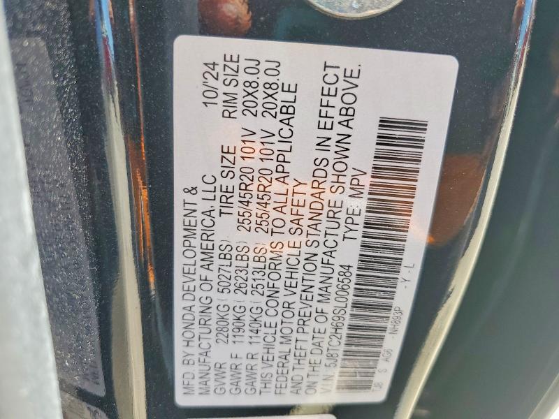 Продажа на аукционе авто 2025 Acura Rdx, vin: 5J8TC2H69SL006584, номер лота: 56708296