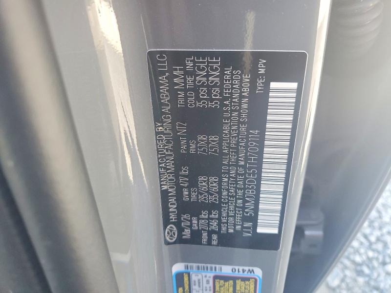 56499466 :رقم المزاد ، 5NMJB3DE5TH709114 vin ، 2026 Hyundai Tucson مزاد بيع