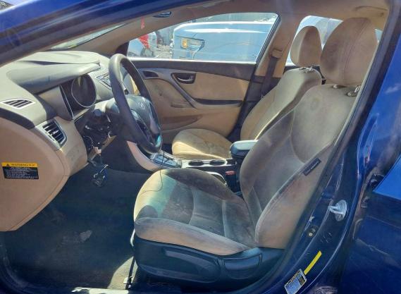 58015916 :رقم المزاد ، KMHDH4AE5DU491252 vin ، 2013 Hyundai Elantra مزاد بيع