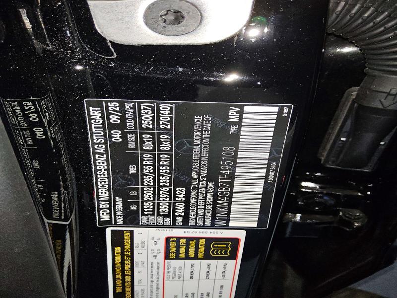Aukcja sprzedaży 2026 Mercedes-benz Glc, vin: W1NKM4GB7TF495108, numer aukcji: 57023876
