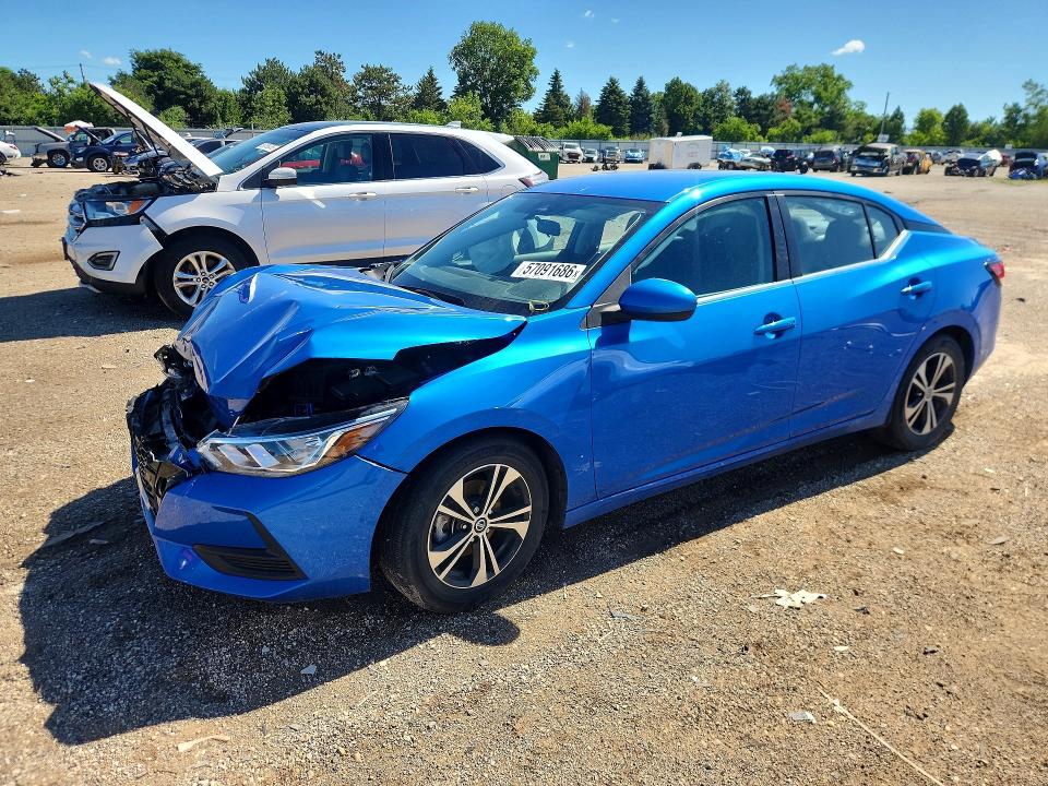 57091686 :رقم المزاد ، 3N1AB8CV9PY315788 vin ، 2023 Nissan Sentra مزاد بيع