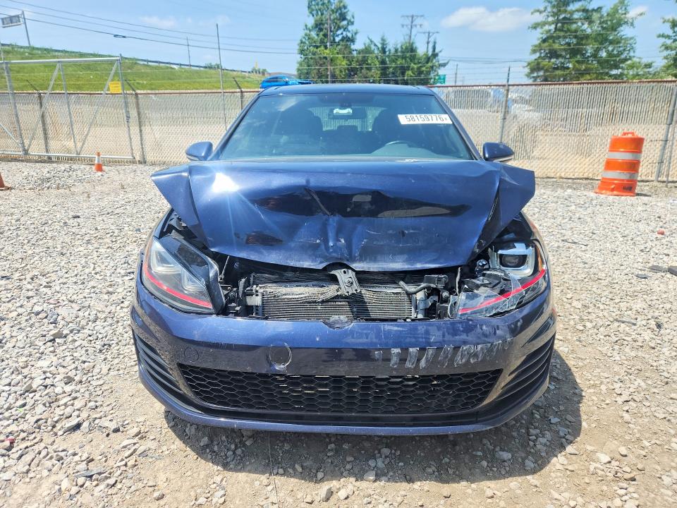 58159776 :رقم المزاد ، 3VW447AU4HM029541 vin ، 2017 Volkswagen Gti مزاد بيع