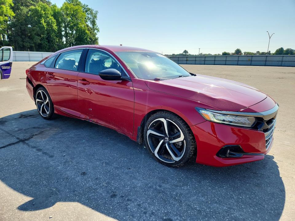 57120176 :رقم المزاد ، 1HGCV1F41MA121684 vin ، 2021 Honda Accord مزاد بيع