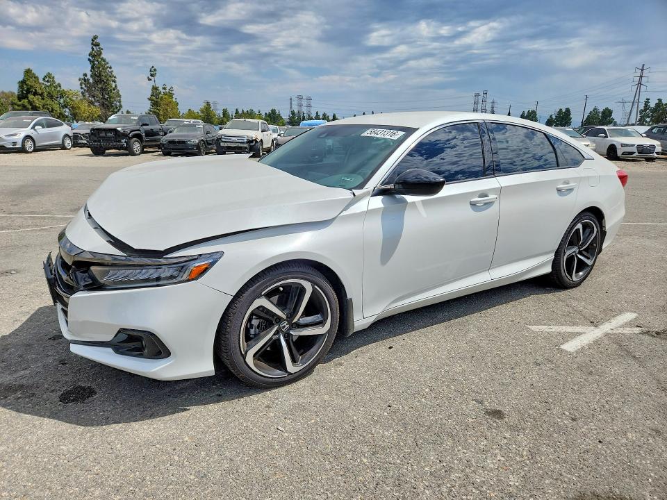 58431316 :رقم المزاد ، 1HGCV1F42MA037650 vin ، 2021 Honda Accord مزاد بيع