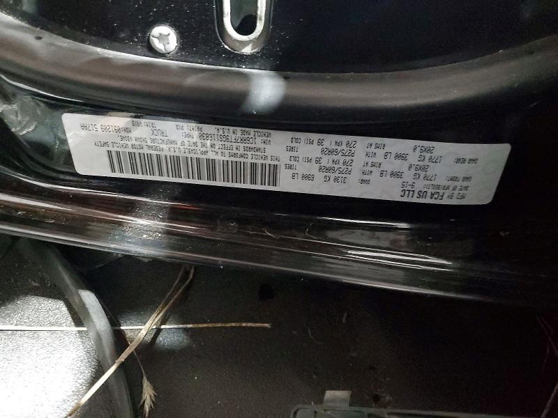 58427686 :رقم المزاد ، 1C6RR7FT9GS116830 vin ، 2016 Ram 1500 مزاد بيع