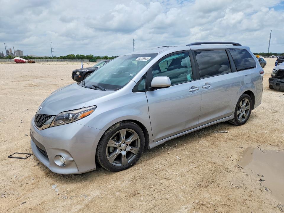 Продажа на аукционе авто 2017 Toyota Sienna, vin: 5TDXZ3DC6HS827603, номер лота: 55766826
