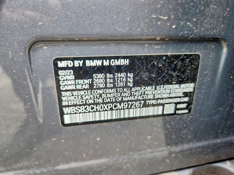 Aukcja sprzedaży 2023 Bmw M5, vin: WBS83CH0XPCM97267, numer aukcji: 58639116