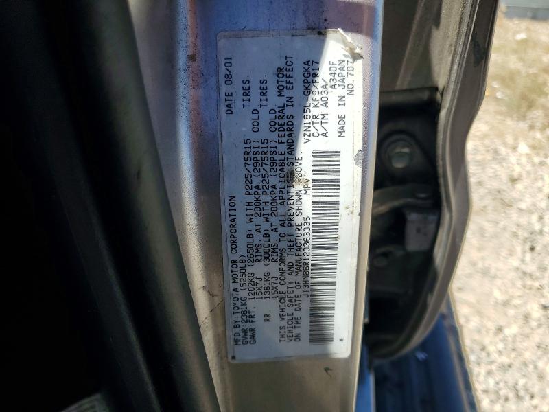 Продажа на аукционе авто 2002 Toyota 4runner, vin: JT3HN86R120363035, номер лота: 56179066