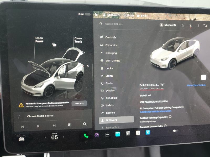 Продаж на аукціоні авто 2025 Tesla Model Y, vin: 7SAYGDEF6SF221564, номер лоту: 56300326