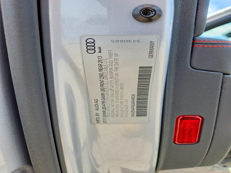 Продаж на аукціоні авто 2018 Audi A4, vin: WAUENAF46JA044536, номер лоту: 57037576