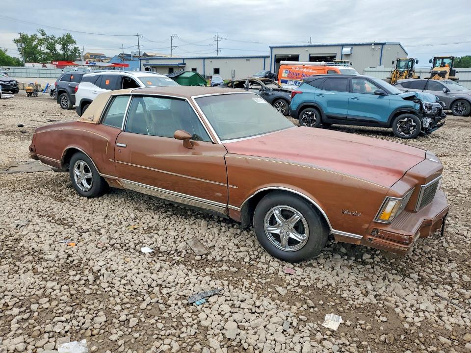 Aukcja sprzedaży 1978 Chevrolet Monte Carlo, vin: 1Z37U8K521825, numer aukcji: 58817416