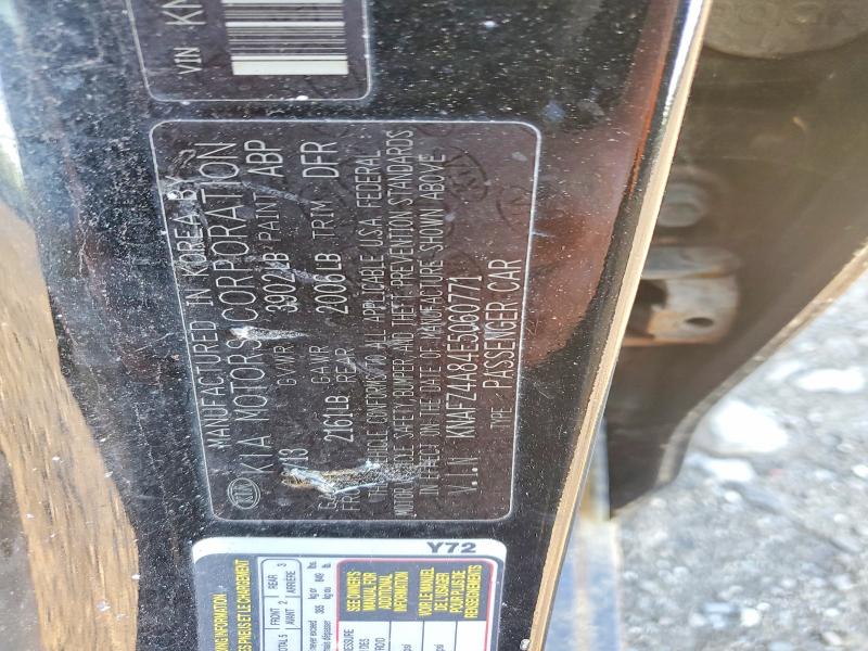 2014 Kia Forte მანქანა იყიდება აუქციონზე, vin: KNAFZ4A84E5060771, აუქციონის ნომერი: 56997136