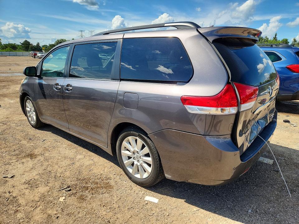 2012 Toyota Sienna მანქანა იყიდება აუქციონზე, vin: 5TDDK3DCXCS030190, აუქციონის ნომერი: 58561416