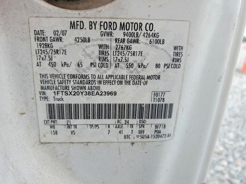Aukcja sprzedaży 2008 Ford F250, vin: 1FTSX20Y38EA23969, numer aukcji: 55648736
