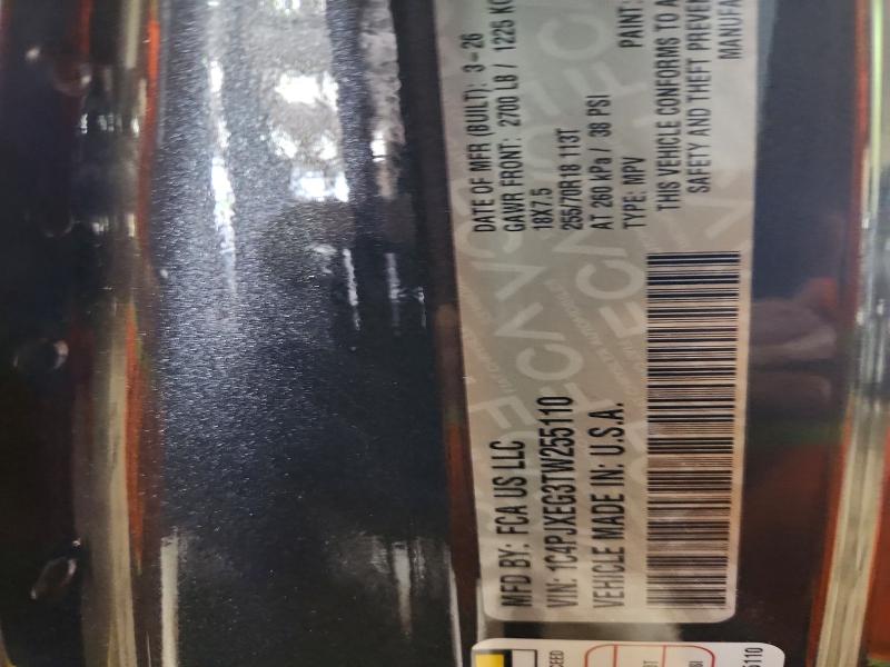 58127126 :رقم المزاد ، 1C4PJXEG3TW255110 vin ، 2026 Jeep Wrangler مزاد بيع