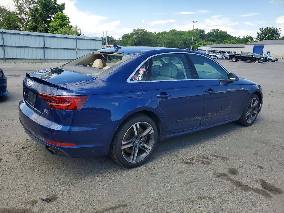 Продаж на аукціоні авто 2018 Audi A4, vin: WAUENAF4XJA097899, номер лоту: 57493886