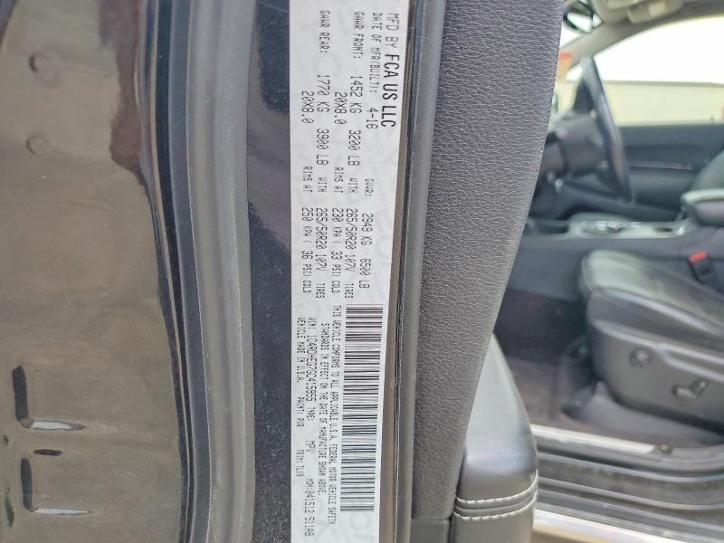 Продаж на аукціоні авто 2016 Dodge Durango, vin: 1C4RDHEG7GC415955, номер лоту: 58401936