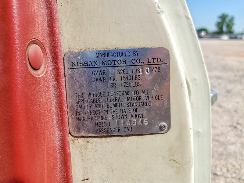 Продажа на аукционе авто 1979 Nissan 280z, vin: HS130114645, номер лота: 57213966