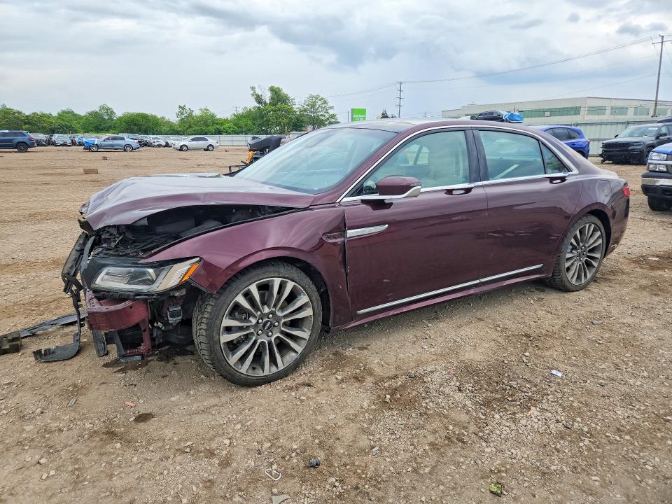 56533516 :رقم المزاد ، 1LN6L9SK3H5605547 vin ، 2017 Lincoln Continental مزاد بيع