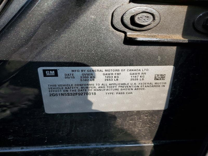 Aukcja sprzedaży 2015 Cadillac Xts, vin: 2G61N5S32F9270018, numer aukcji: 58421206