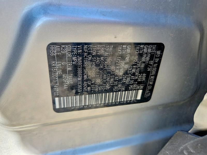 58428716 :رقم المزاد ، JN8BT3BB6RW183659 vin ، 2024 Nissan Rogue مزاد بيع
