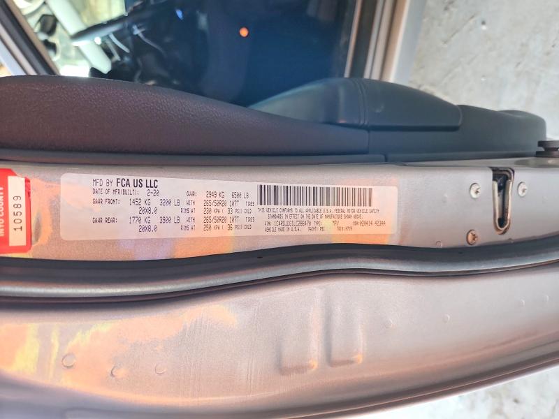 Продаж на аукціоні авто 2020 Dodge Durango, vin: 1C4RDJDG1LC286470, номер лоту: 56150206