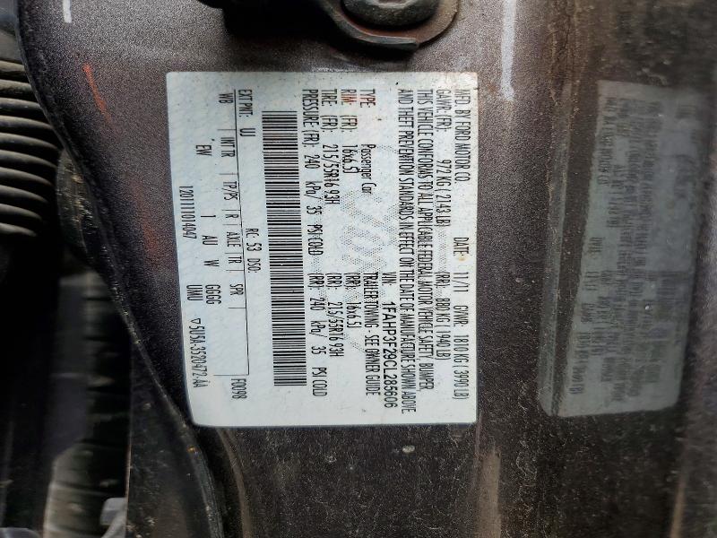 Aukcja sprzedaży 2012 Ford Focus, vin: 1FAHP3F29CL285606, numer aukcji: 59093596