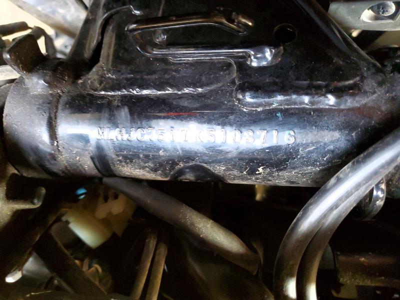 2019 Honda Grom მანქანა იყიდება აუქციონზე, vin: MLHJC7517K5103716, აუქციონის ნომერი: 56645076