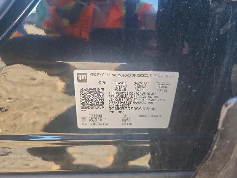 Продаж на аукціоні авто 2025 Chevrolet Blazer, vin: 3GNKBERS0SS185545, номер лоту: 55300876