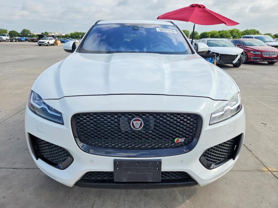 2020 Jaguar F-pace მანქანა იყიდება აუქციონზე, vin: SADCM2FV5LA645519, აუქციონის ნომერი: 58251416
