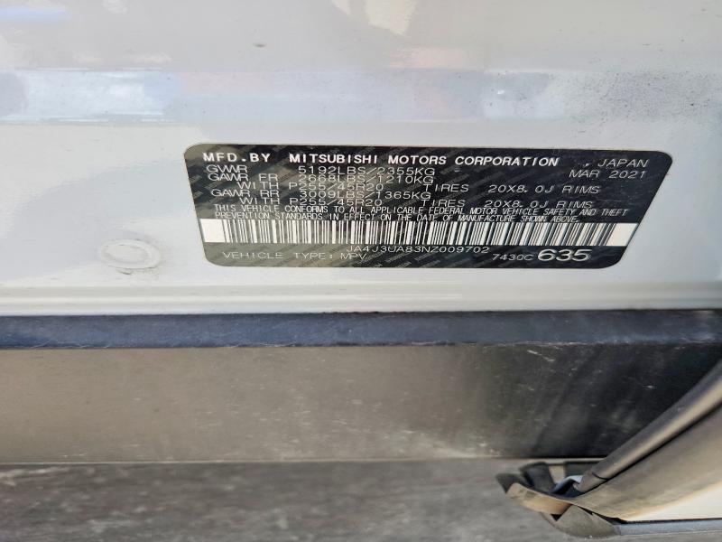 Aukcja sprzedaży 2022 Mitsubishi Outlander, vin: JA4J3UA83NZ009702, numer aukcji: 57026136
