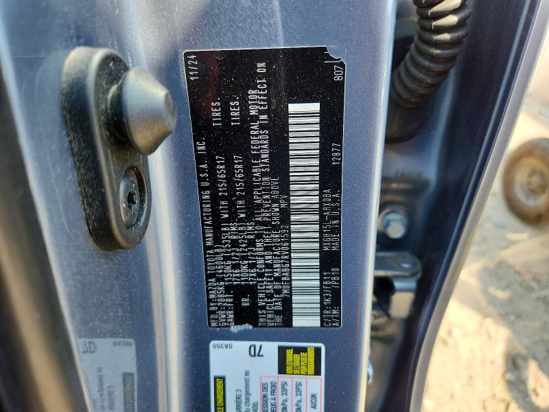 Продажа на аукционе авто 2024 Toyota Corolla Cross Hybrid, vin: 7MUFBABG7RV061592, номер лота: 85605965