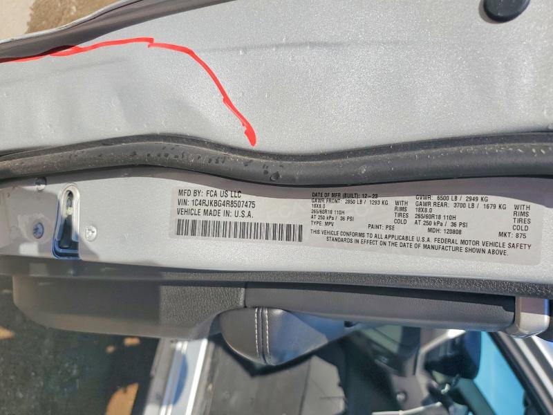 Aukcja sprzedaży 2024 Jeep Grand Cherokee, vin: 1C4RJKBG4R8507475, numer aukcji: 57563556