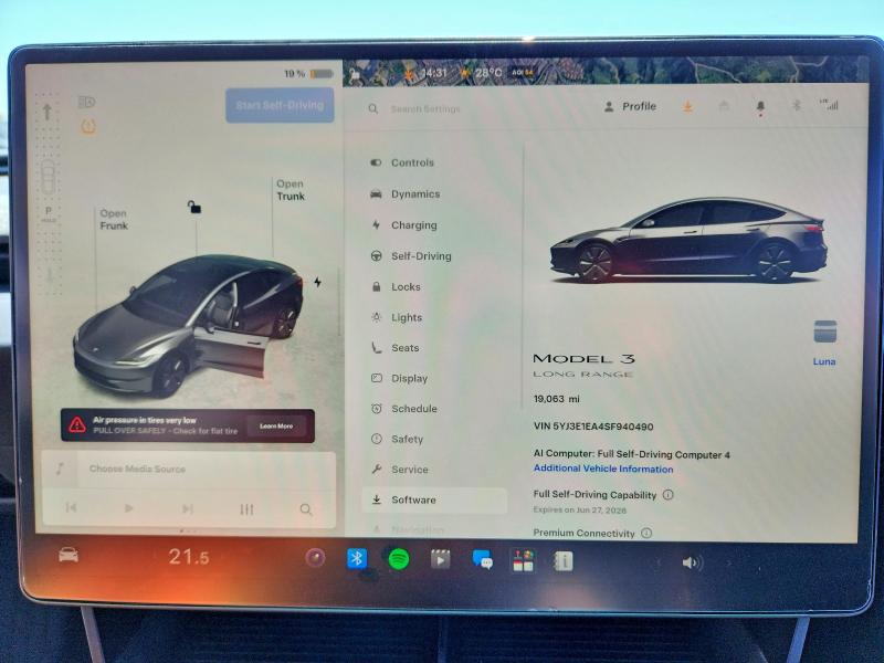 Aukcja sprzedaży 2025 Tesla Model 3, vin: 5YJ3E1EA4SF940490, numer aukcji: 57369426