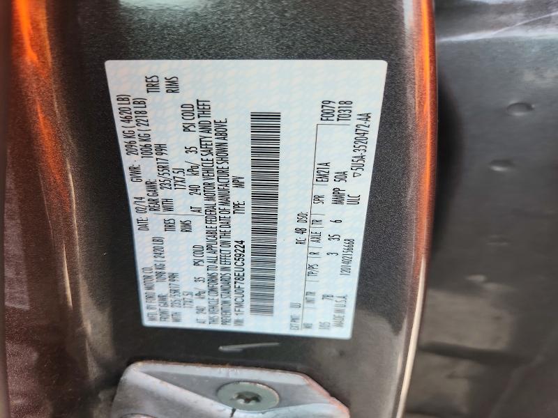 Aukcja sprzedaży 2014 Ford Escape, vin: 1FMCU0F78EUC59224, numer aukcji: 56602526