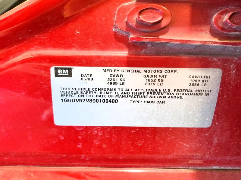Продаж на аукціоні авто 2009 Cadillac Cts, vin: 1G6DV57V890100400, номер лоту: 55635566