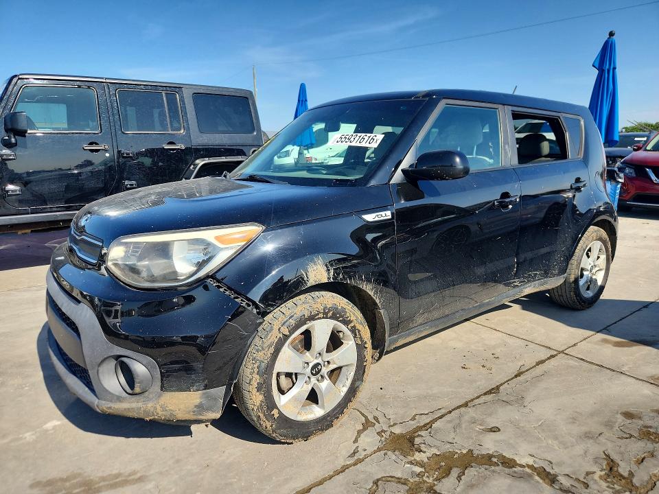 2019 Kia Soul მანქანა იყიდება აუქციონზე, vin: KNDJN2A2XK7639210, აუქციონის ნომერი: 55931616