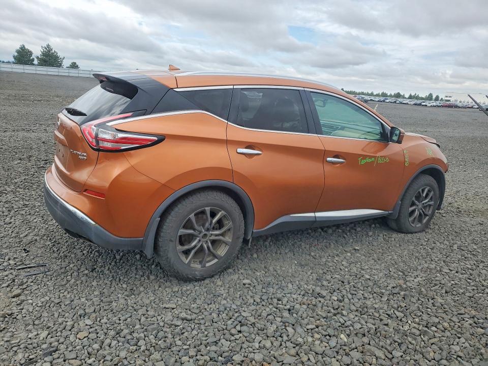 Продажа на аукционе авто 2016 Nissan Murano, vin: 5N1AZ2MH7GN125396, номер лота: 58479406