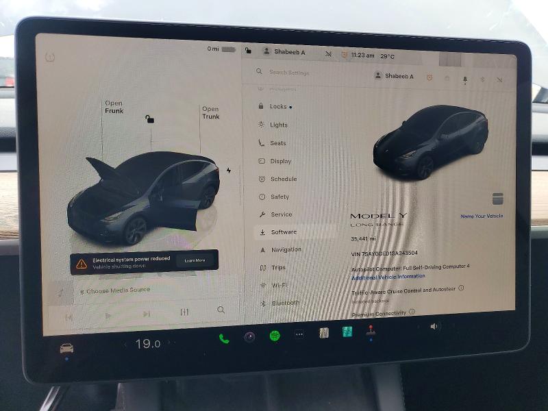 Продажа на аукционе авто 2025 Tesla Model Y, vin: 7SAYGDED1SA343504, номер лота: 53812696